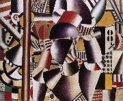 Fernard Leger The Acrobat in Circus oil